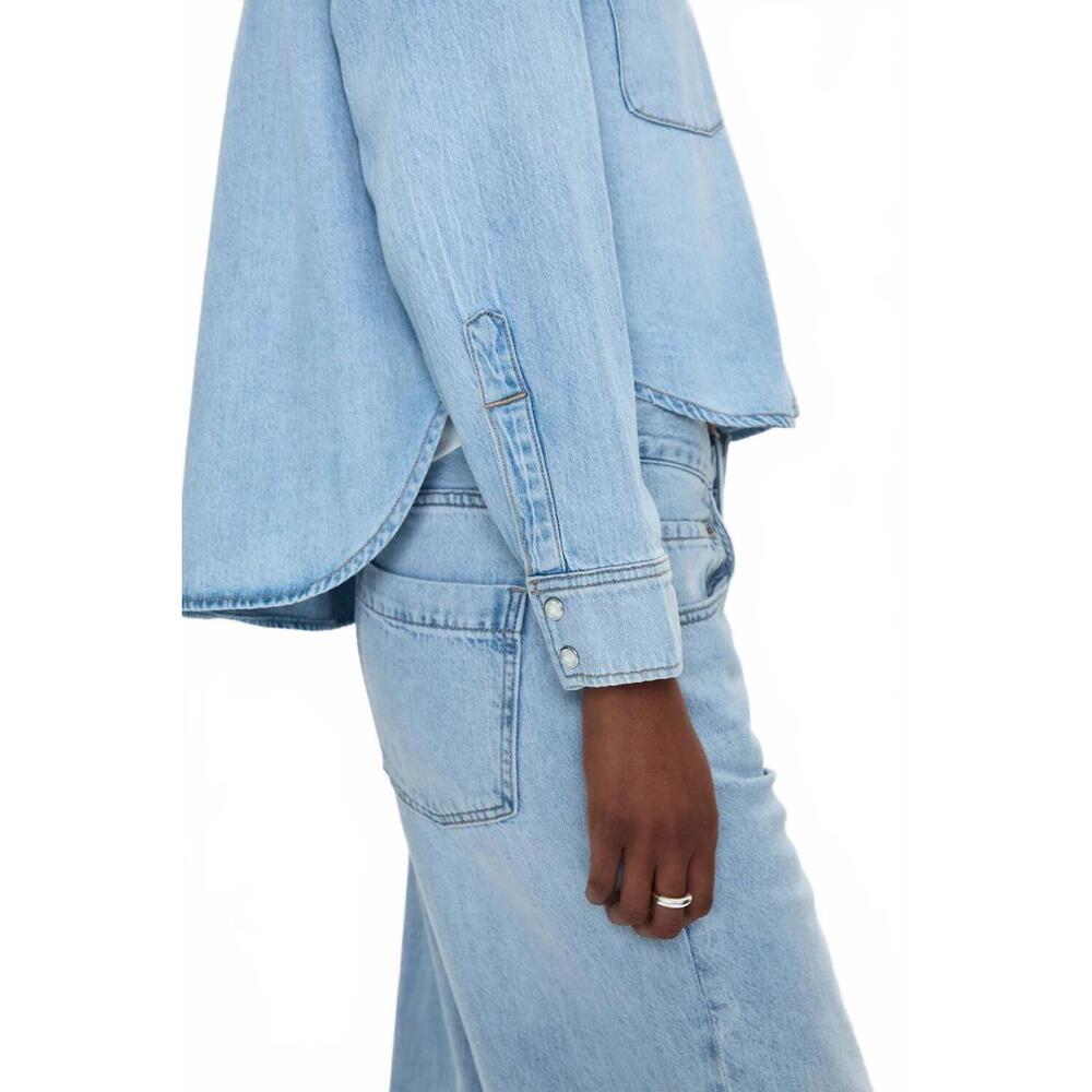 NEW PISTOLA sadie classic workwear shirt in repeat - Picture 7 of 8